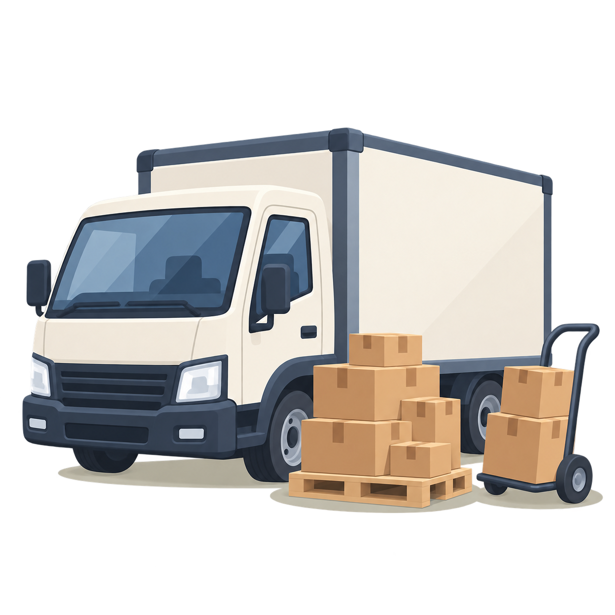 Bulk collection & delivery illustration
