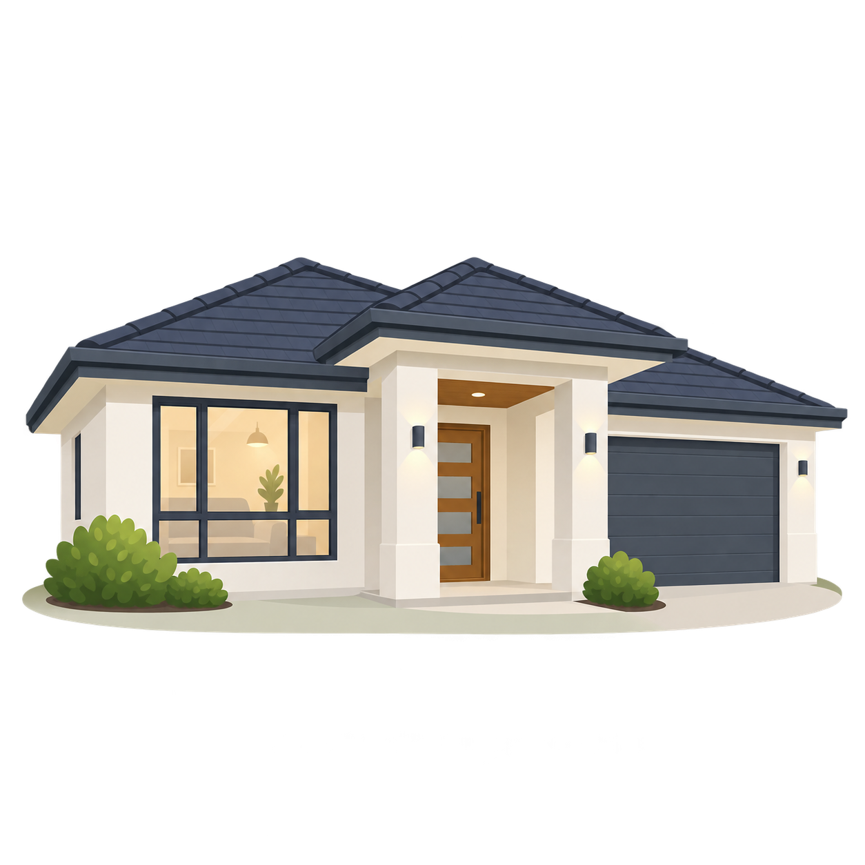 Residential moving illustration